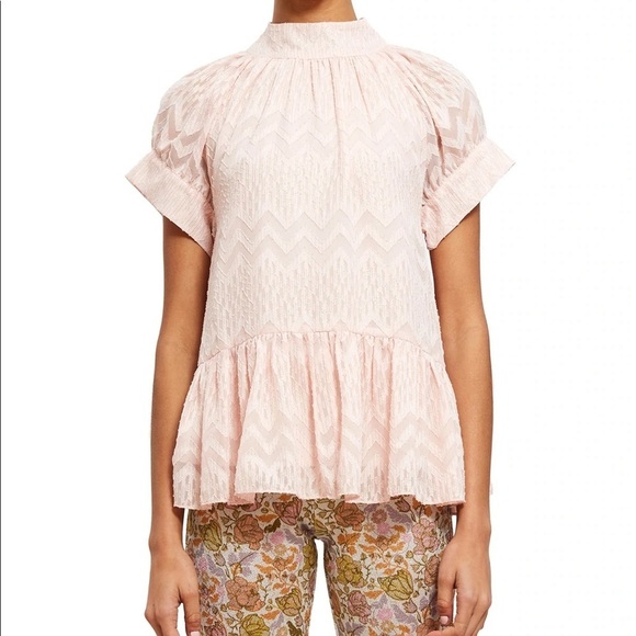 NEW. Opening Ceremony Drop Ruffle Blouse Size Small - Picture 1 of 4